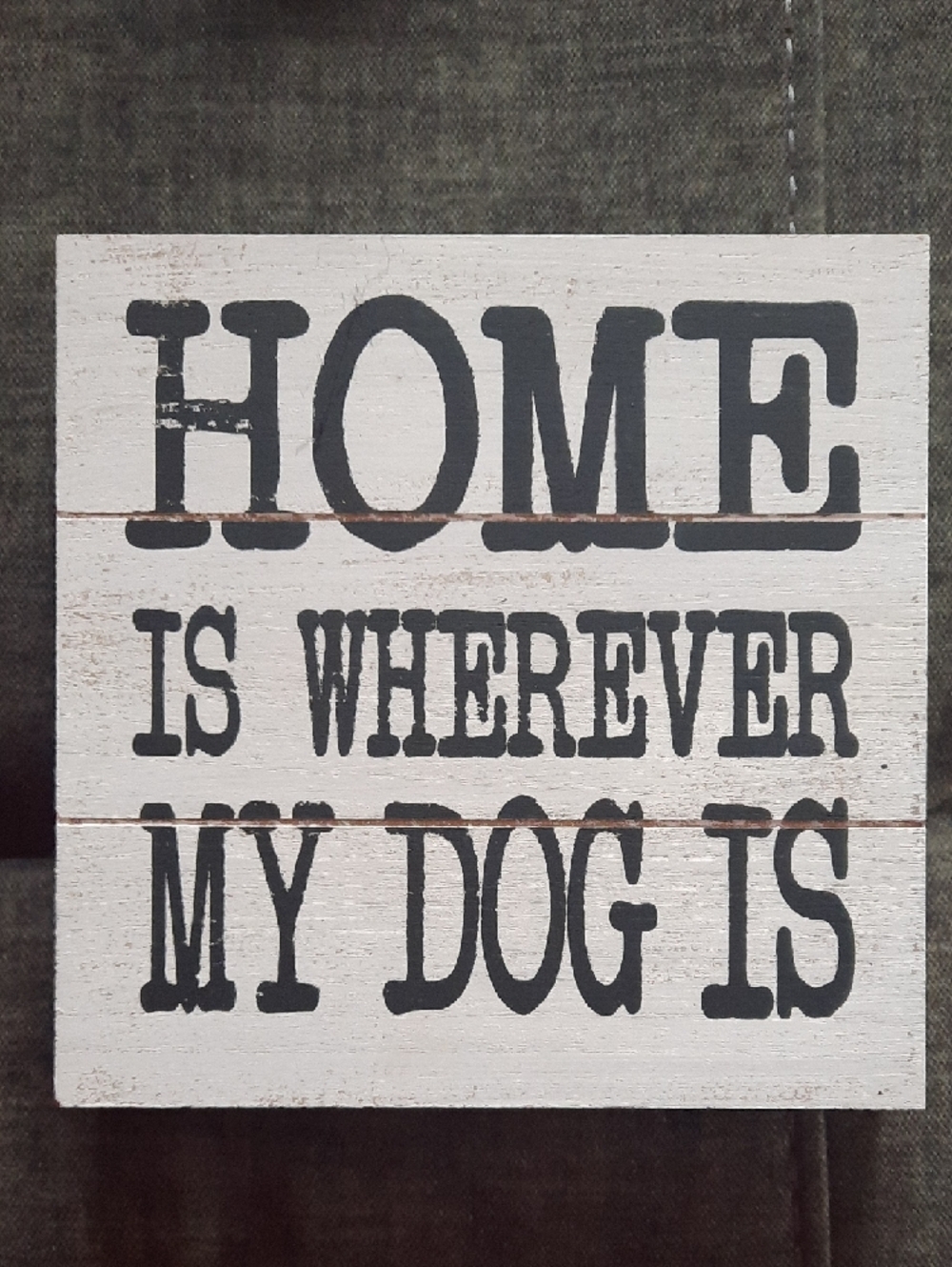 Home Decor Wall Hanging Shelf Sitter Home Is Where Dog Is NWT Pet Owner